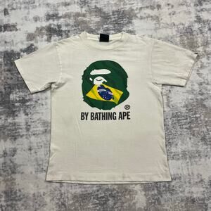 Authentic Bape 2000's Brazil Ape Head Tee S